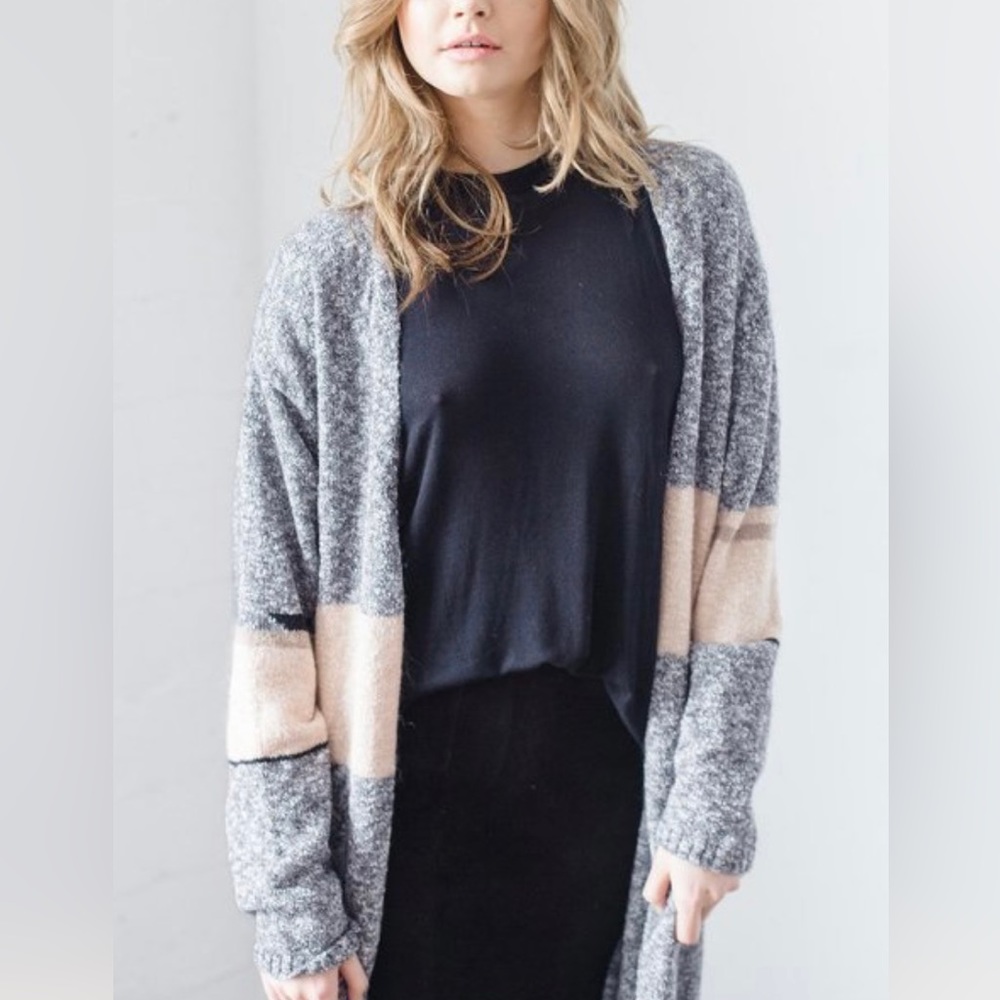 SOLD ❌ Callahan Colorblock Duster Sweater